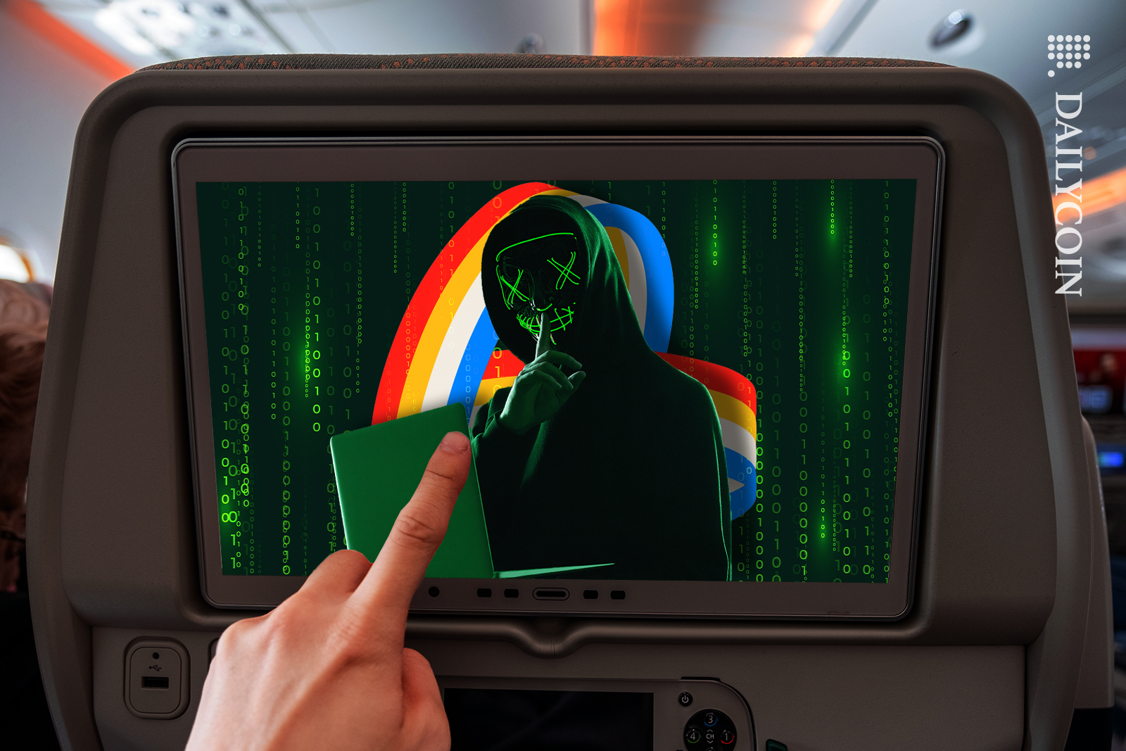 Velodrome getting hacked on a plane.