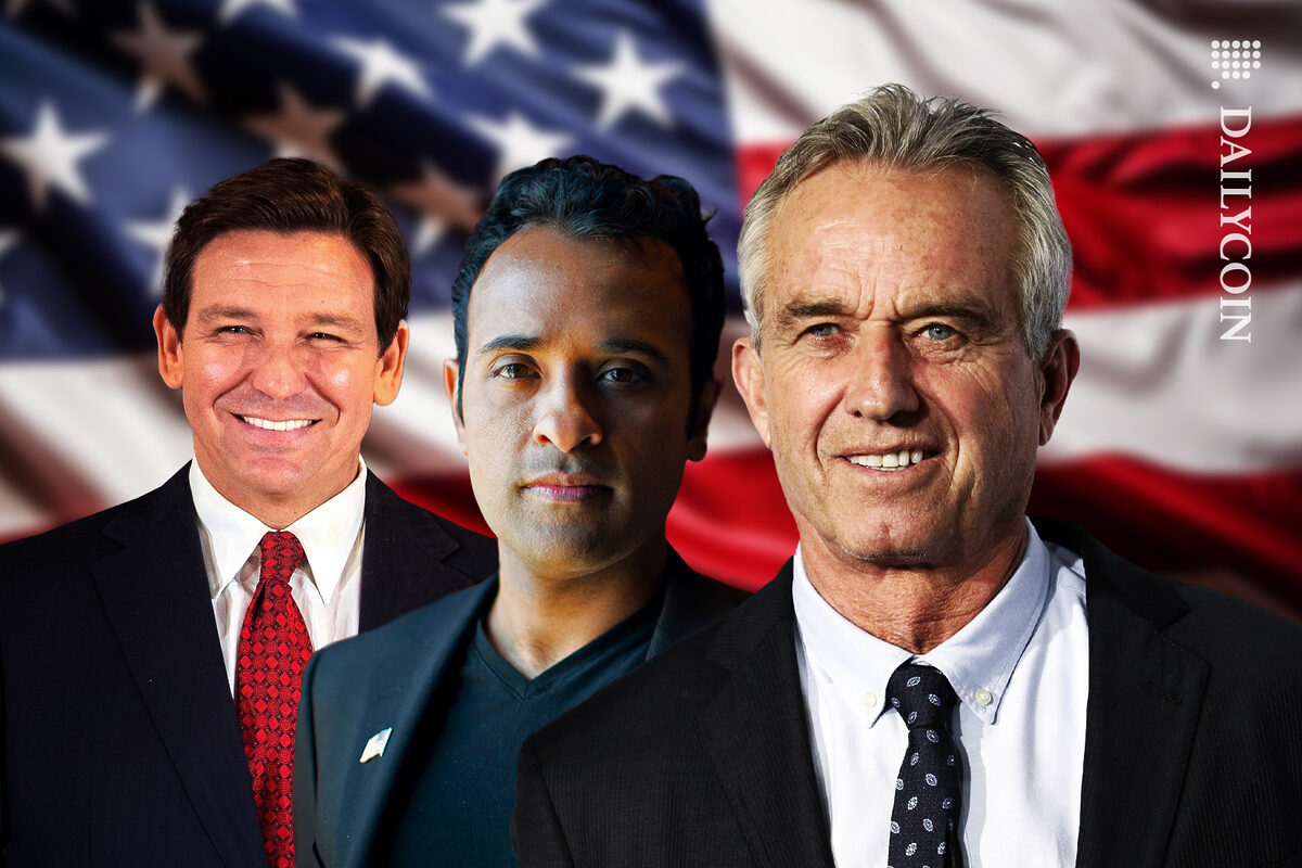 Vivek Ramaswamy, Ron Desantis and Robert Kennedy Jr. all US candidates that are supporting BTC.