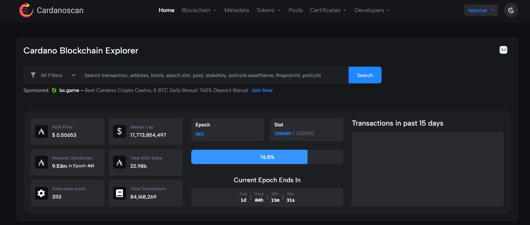 Cardano Blockchain: What is a Block Explorer - DailyCoin
