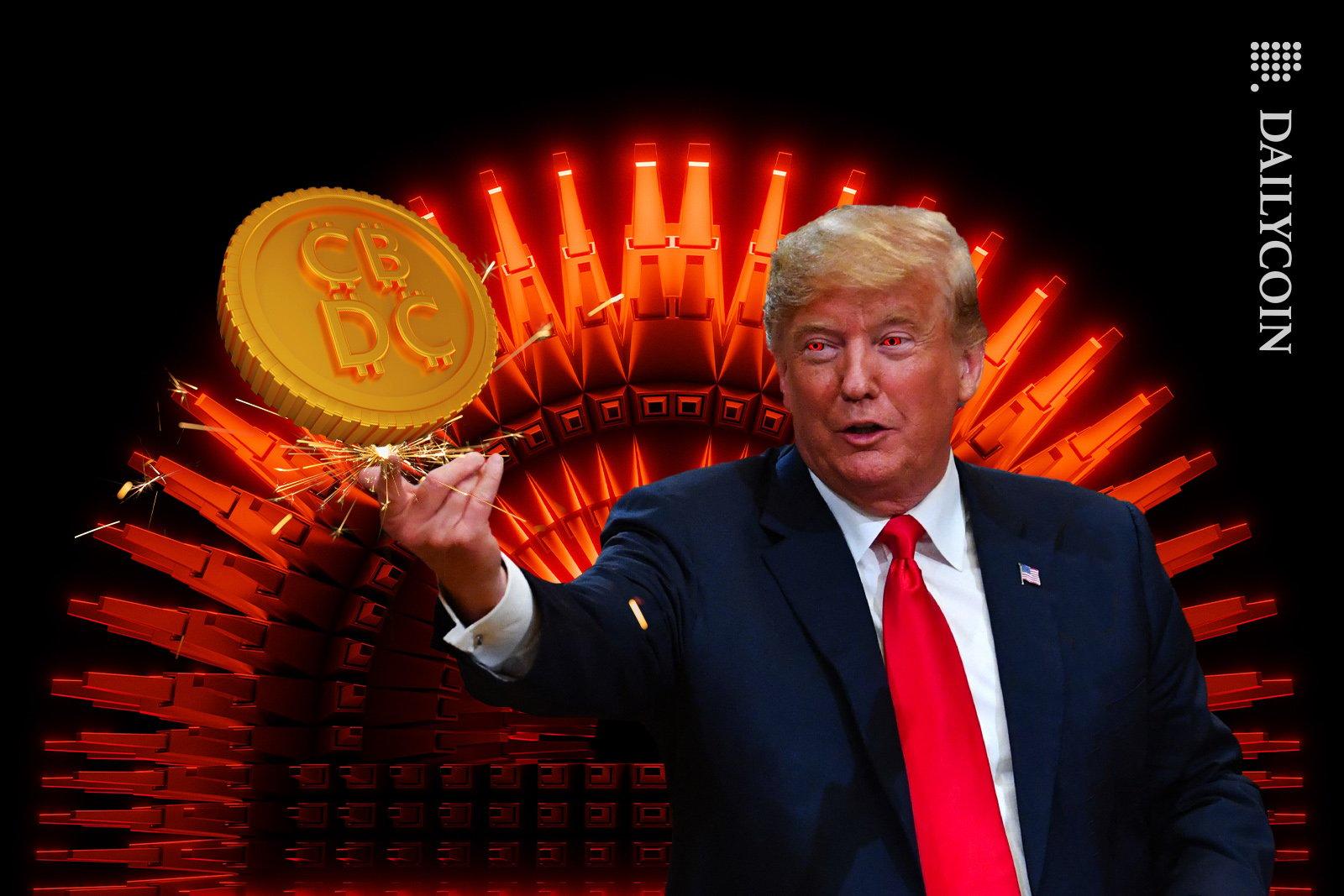 Donald Trump thinks of destroying CBDC coin.