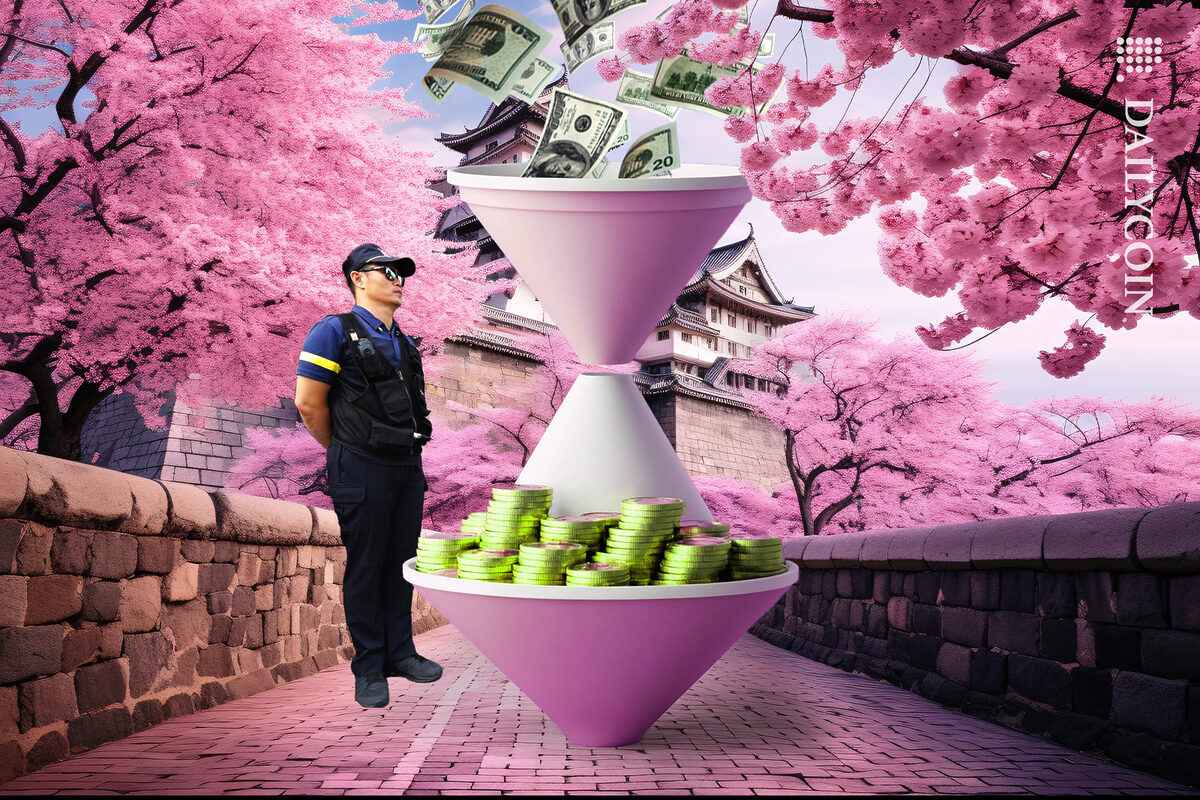 South Korean police sees a money laundering machine.
