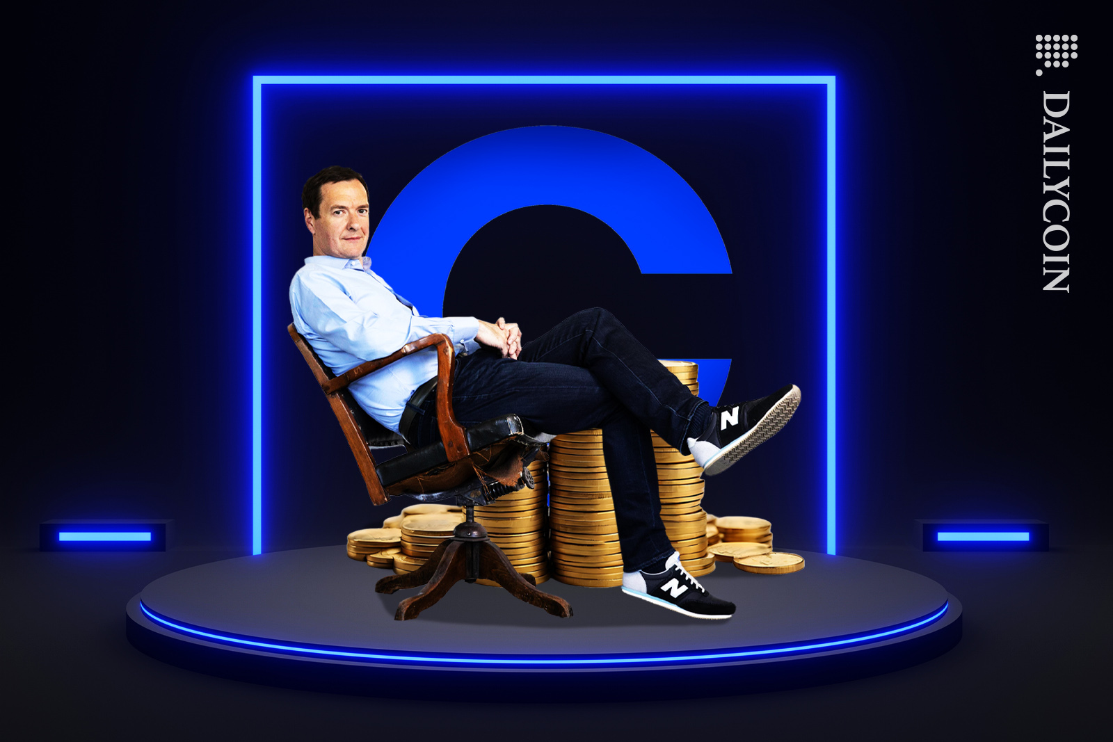 George Osborne looking after Coinbase finances.