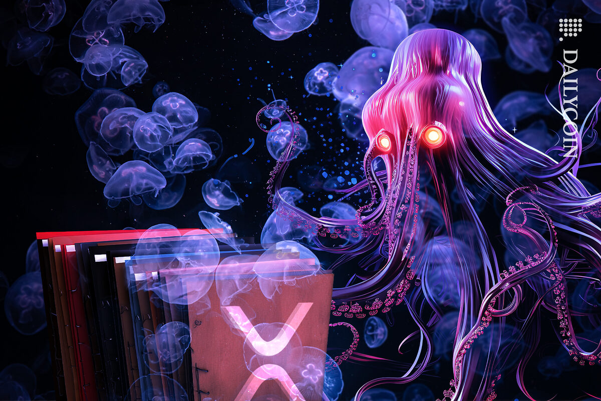 Jelly fishes bringing Kraken the XRP files.