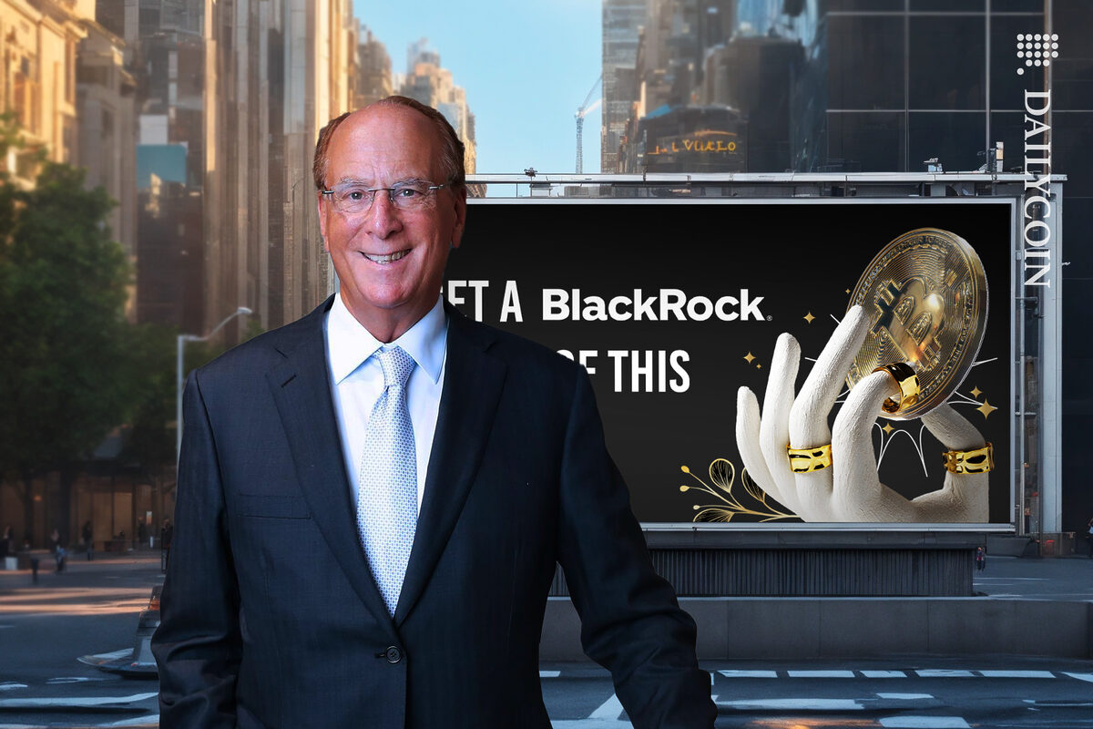 Larry Fink proud of his new Advert for Bitcoin ETF.