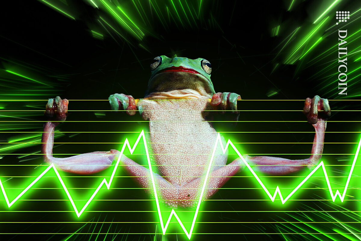 PEPE holding on to the crypto chart firmly.