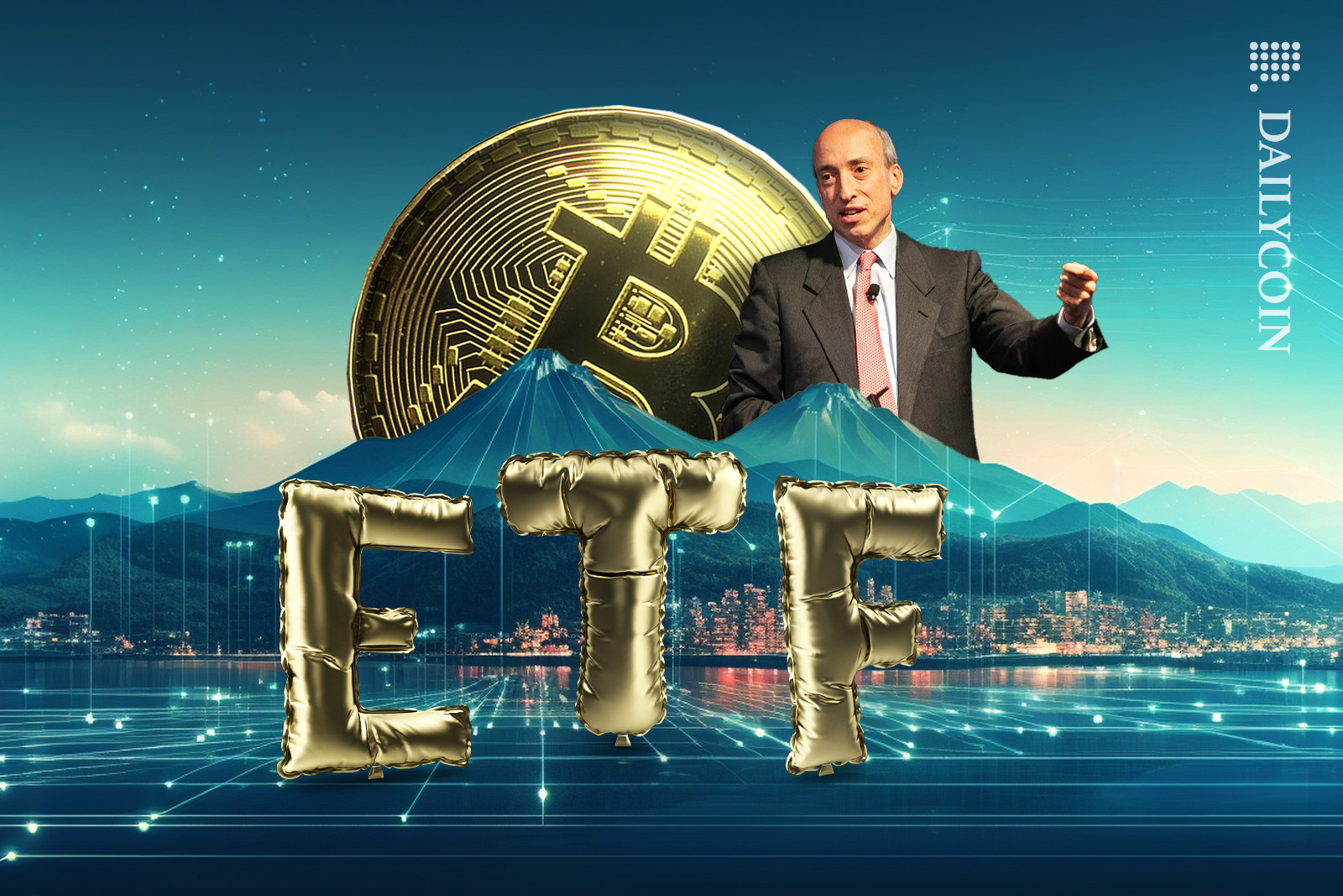Gary Gensler in South Korea talking about Bitcoin ETF.
