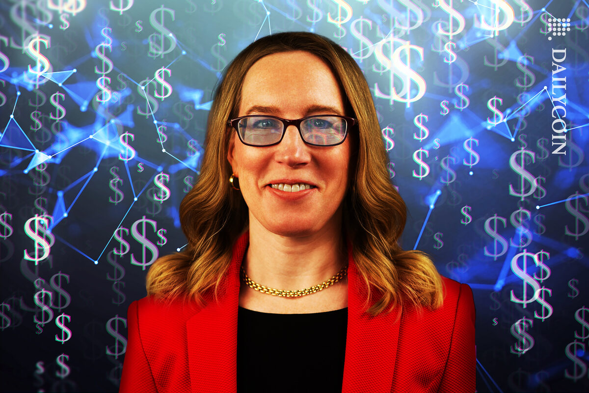 Hester Peirce talks about the dollar and decentralisation.