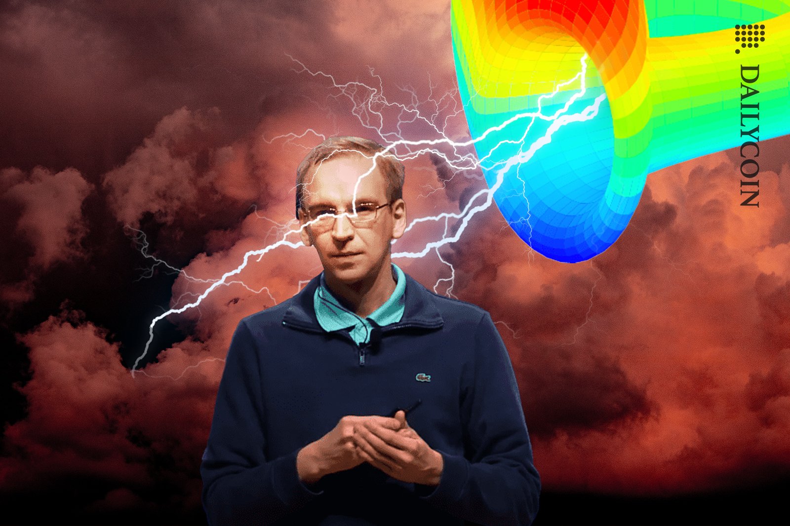 Angry lightning coming from Curve DAO to the CEO Michael Egorov.
