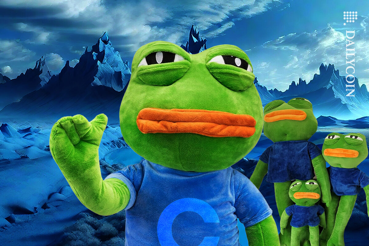 PEPE with his Family arrived on Coinbase land.
