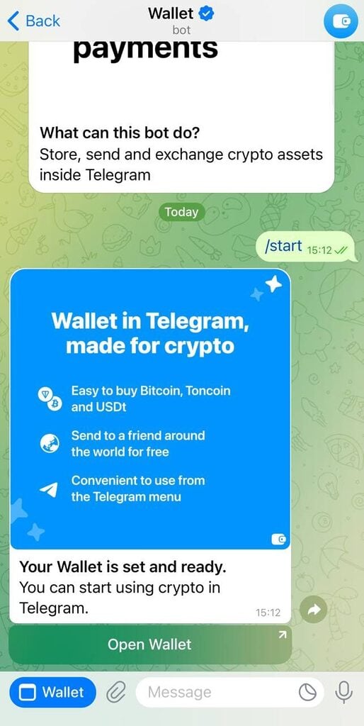 Telegram app screenshot.