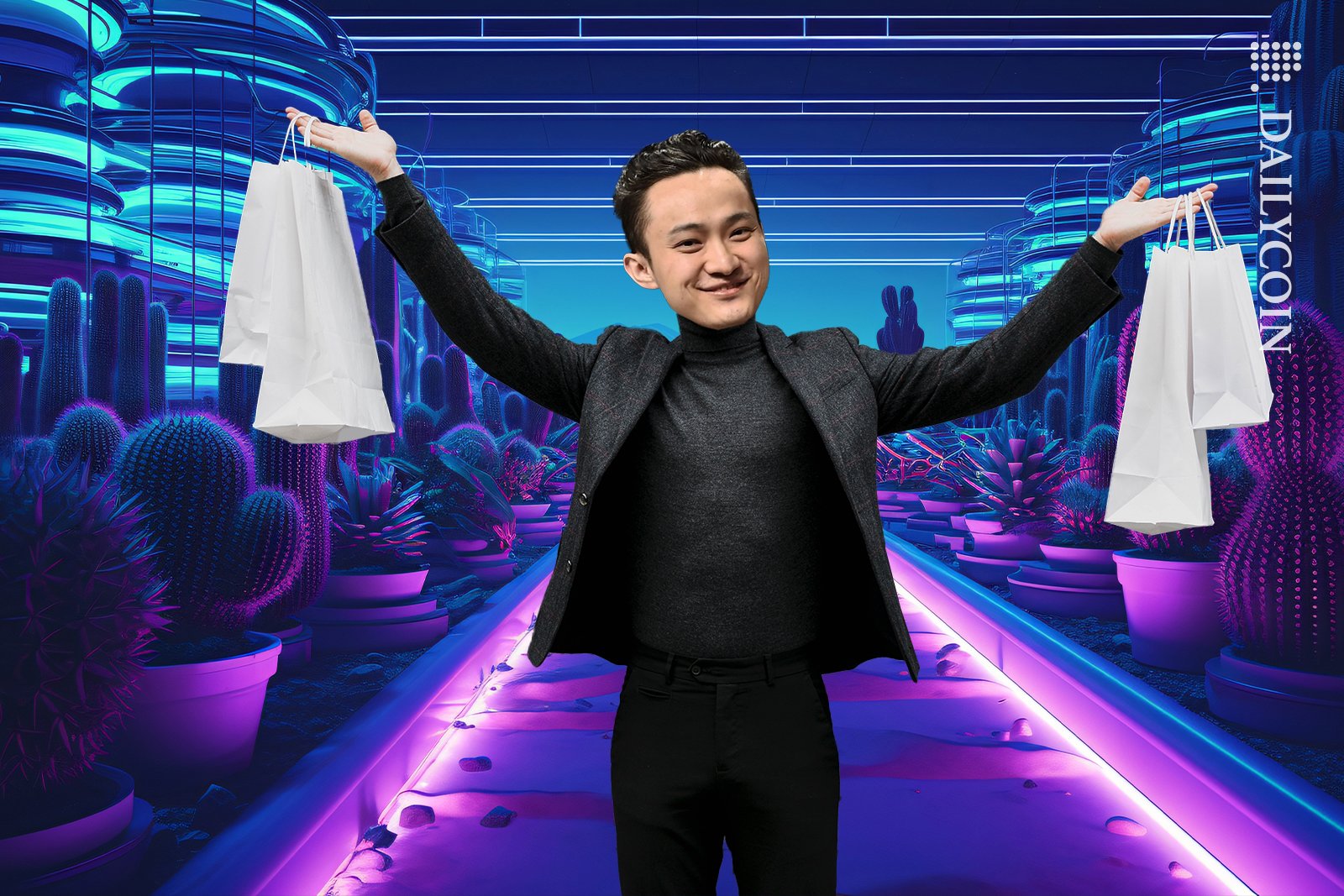 Justin Sun showing off his shopping.
