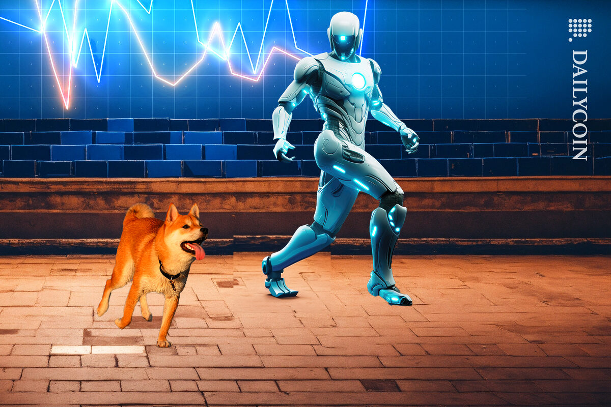 Shiba and his rival are racing in the crypto chart.