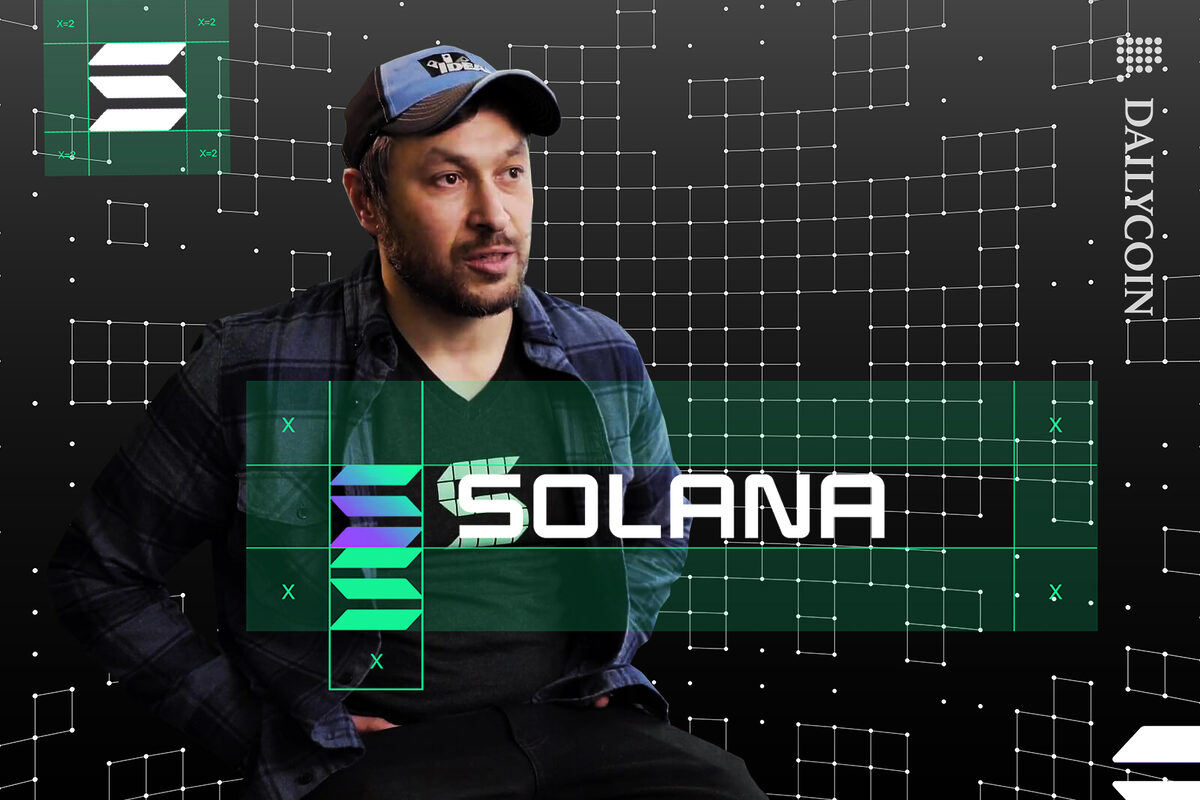 Anatoly Yakovenko talks about Solana logo design.