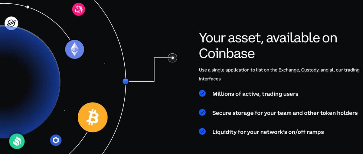 Coinbase advertisement.