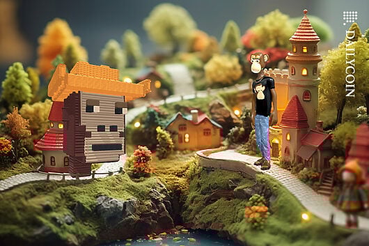 Bored Ape and Crypto punk are back to being neighbors in the fantasy land.