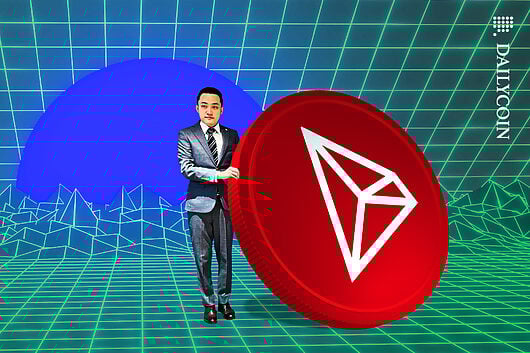 Justin Sun Showing off how big Tron is.