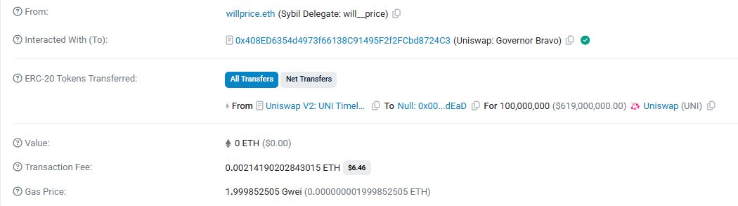 Uniswap exécute une gravure historique de jetons après le vote sur la gouvernance - La Crypto Monnaie